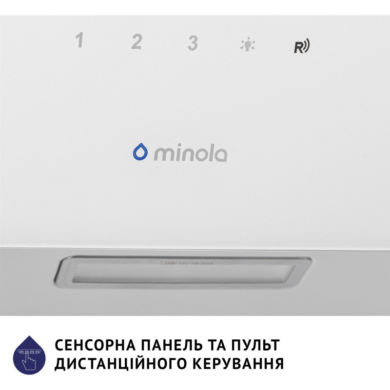 Витяжка Minola HVS 5224 WH 700 LED
