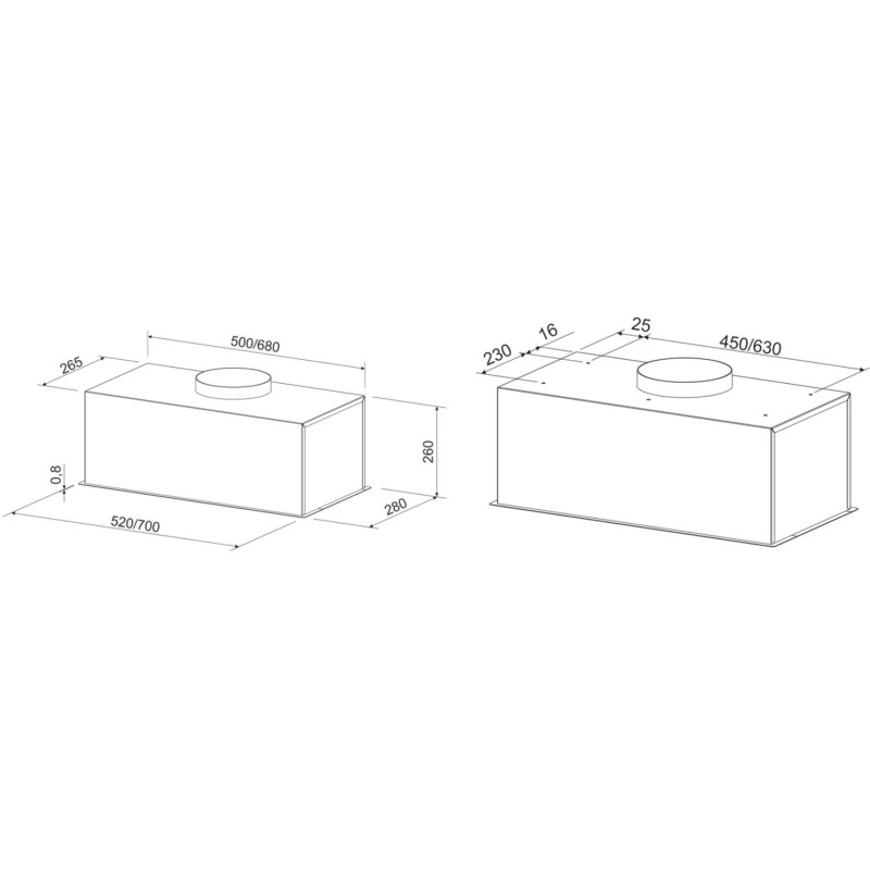 Витяжка ELEYUS MAGNUS 1200 LED 52 IS