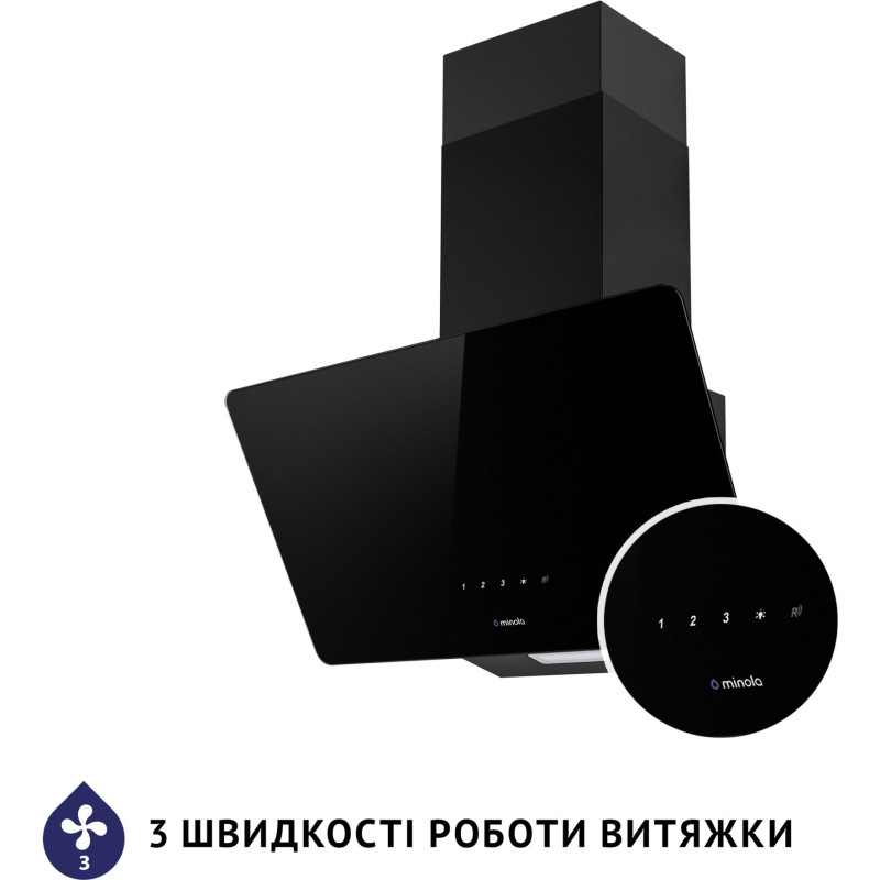 Витяжка Minola HVS 6224 BL 700 LED