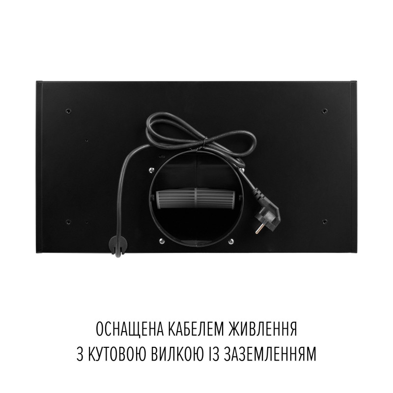 Витяжка PERFELLI VIOLA 5QWRB NERO SILENZIO