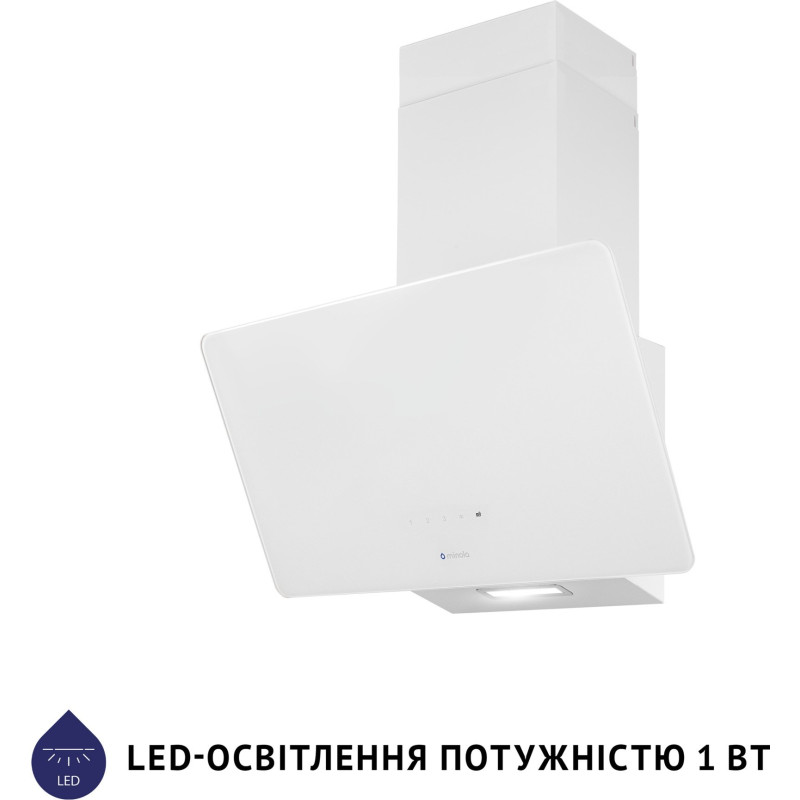 Витяжка Minola HVS 6224 WH 700 LED