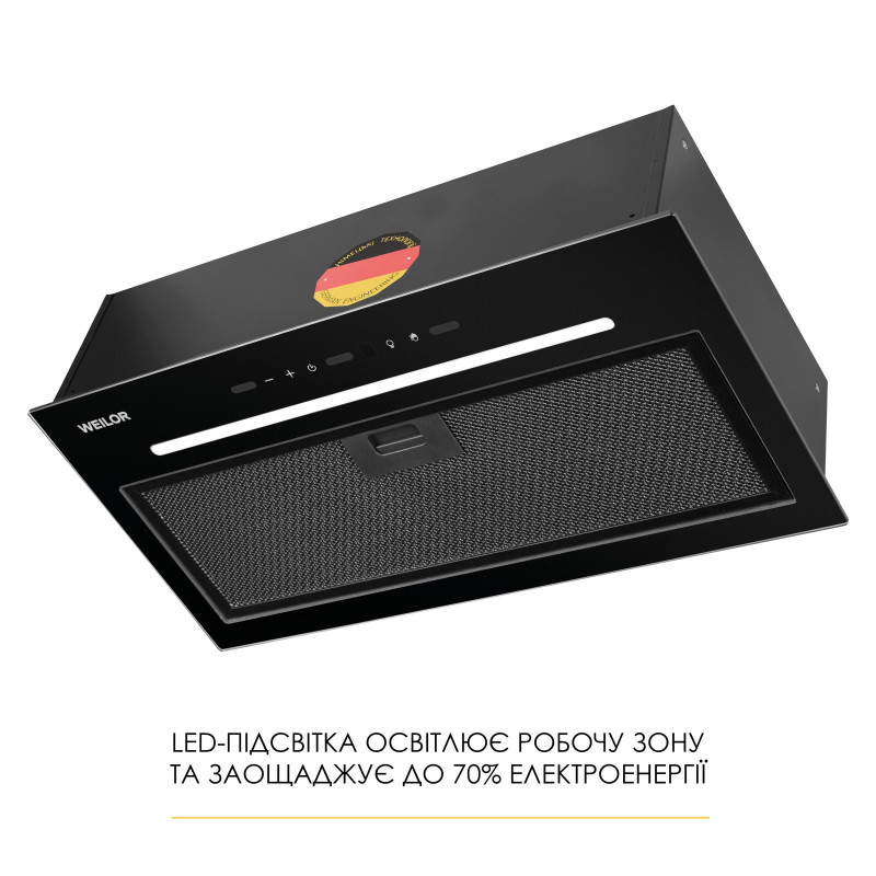 Витяжка WEILOR LUNA WBG 55 BLACK