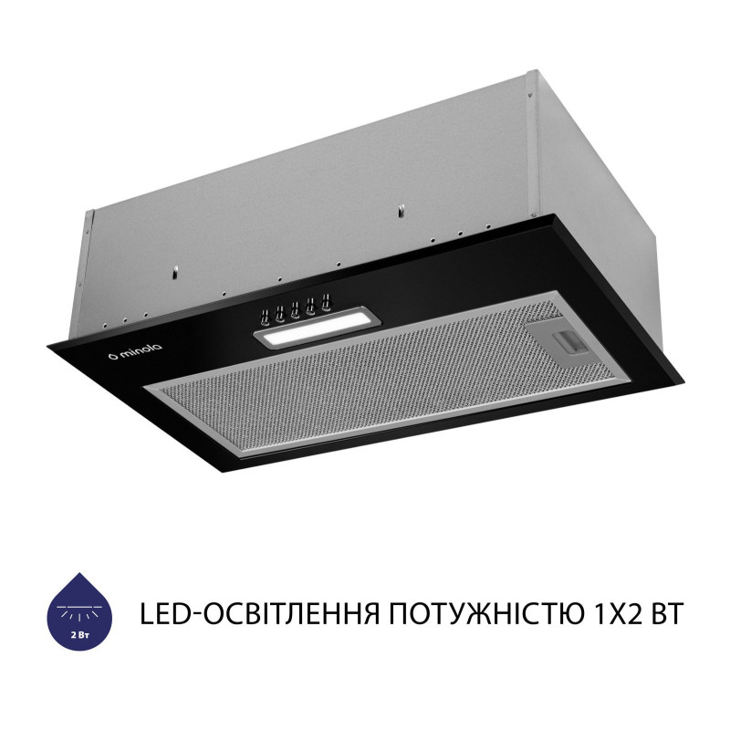 Витяжка Minola HBI 5214 BL 700 LED