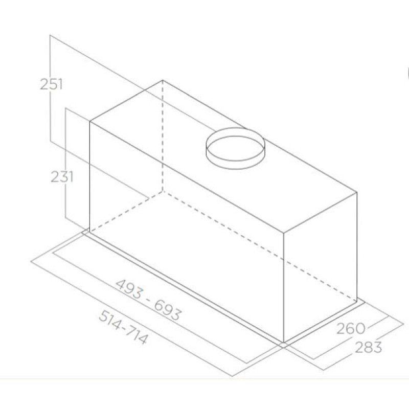 Витяжка Elica CT23 BL MAT/A/72