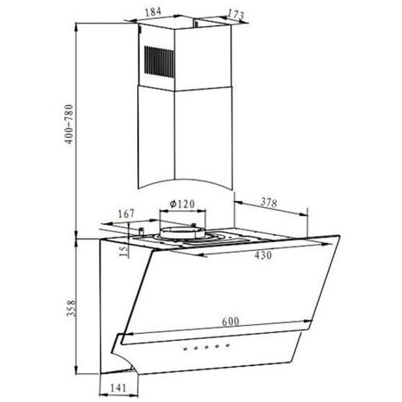 Витяжка Hansa OKP6547SH