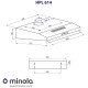 Витяжка Minola HPL 614 WH