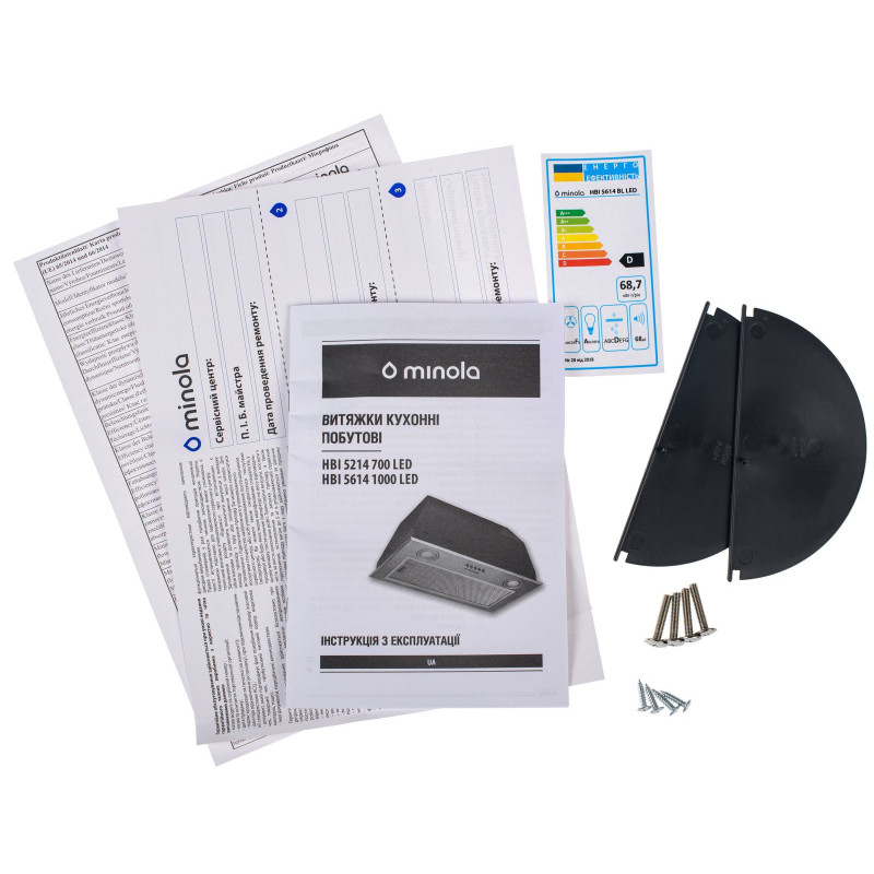 Витяжка Minola HBI 5614 BL 1000 LED