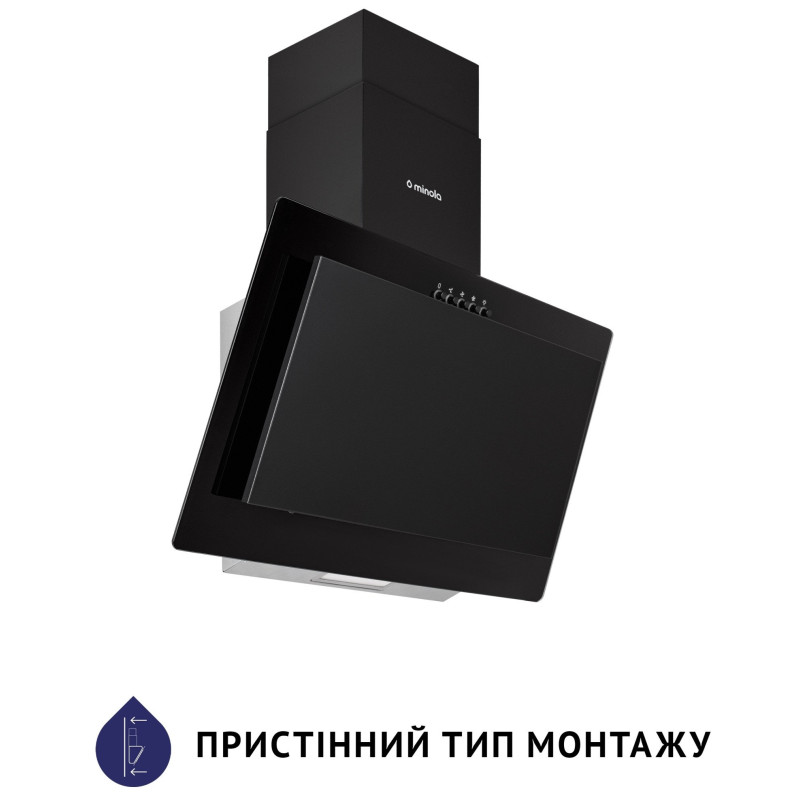 Витяжка Minola HDN 6124 BL LED