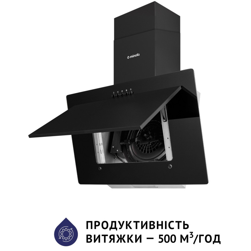 Витяжка Minola HDN 6124 BL LED
