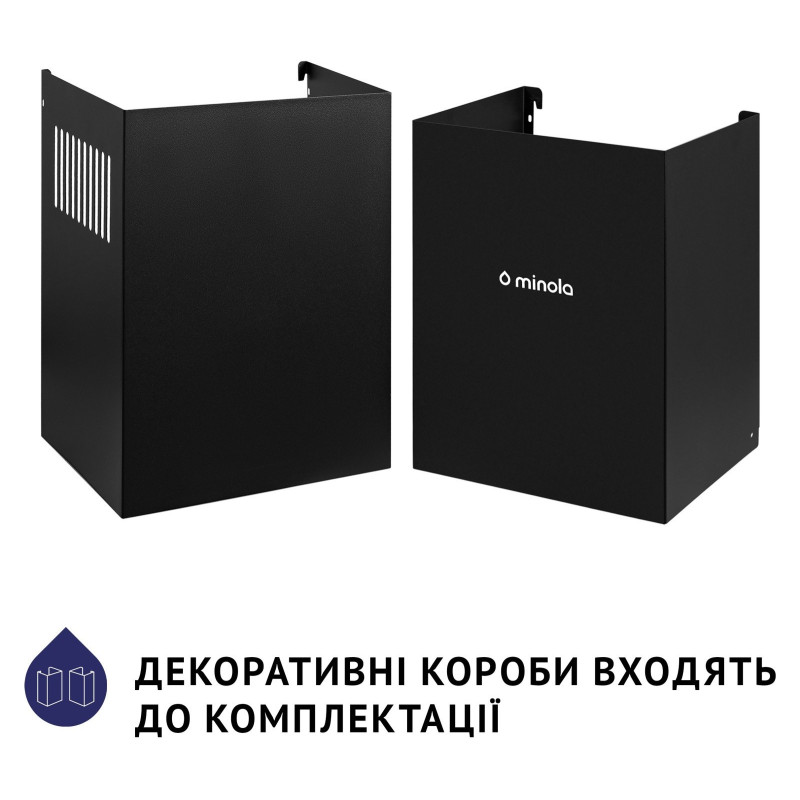 Витяжка Minola HDN 6124 BL LED