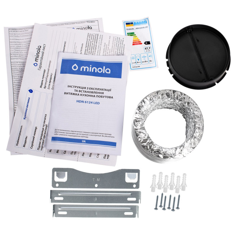 Витяжка Minola HDN 6124 BL LED