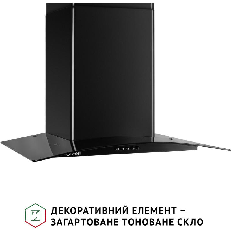 Витяжка Perfelli GRASSI 6HMB NERO