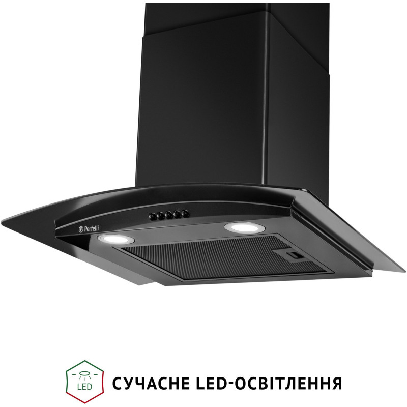 Витяжка Perfelli GRASSI 6HMB NERO