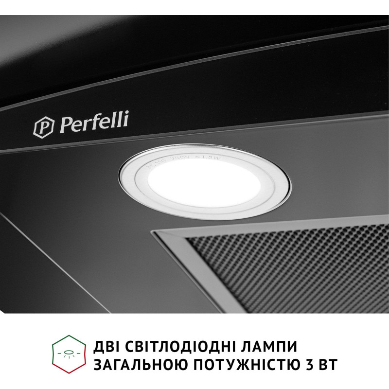 Витяжка Perfelli GRASSI 6HMB NERO
