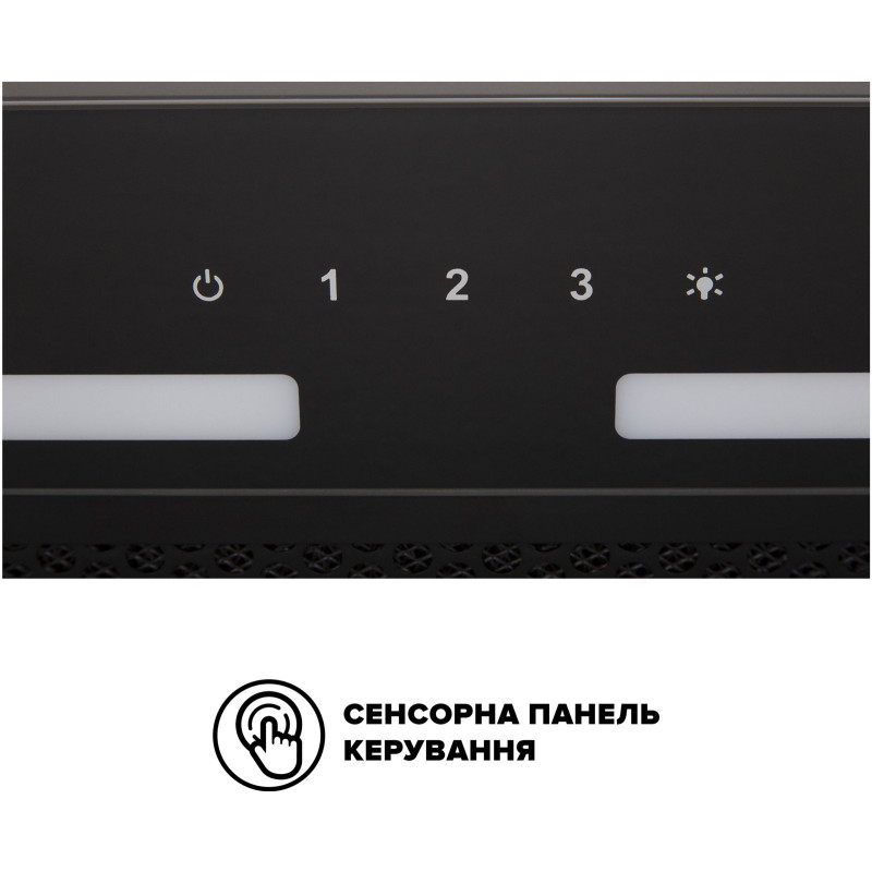 Витяжка Interline SWAY BL A/60 GL/S