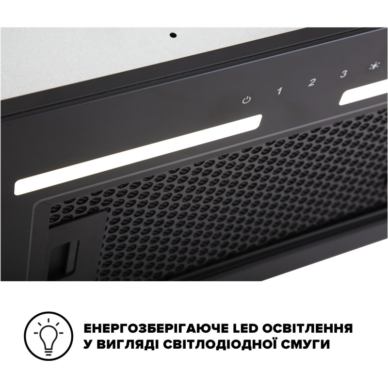 Витяжка Interline SWAY BL A/60 GL/S