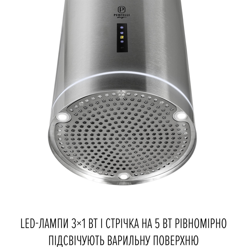 Витяжка PERFELLI DESIGN ISOLA 35 INOX SILENZIO