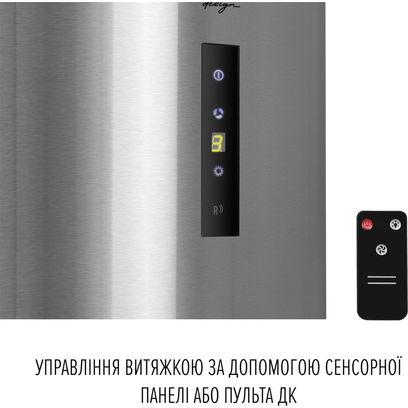 Витяжка PERFELLI DESIGN ISOLA 35 INOX SILENZIO
