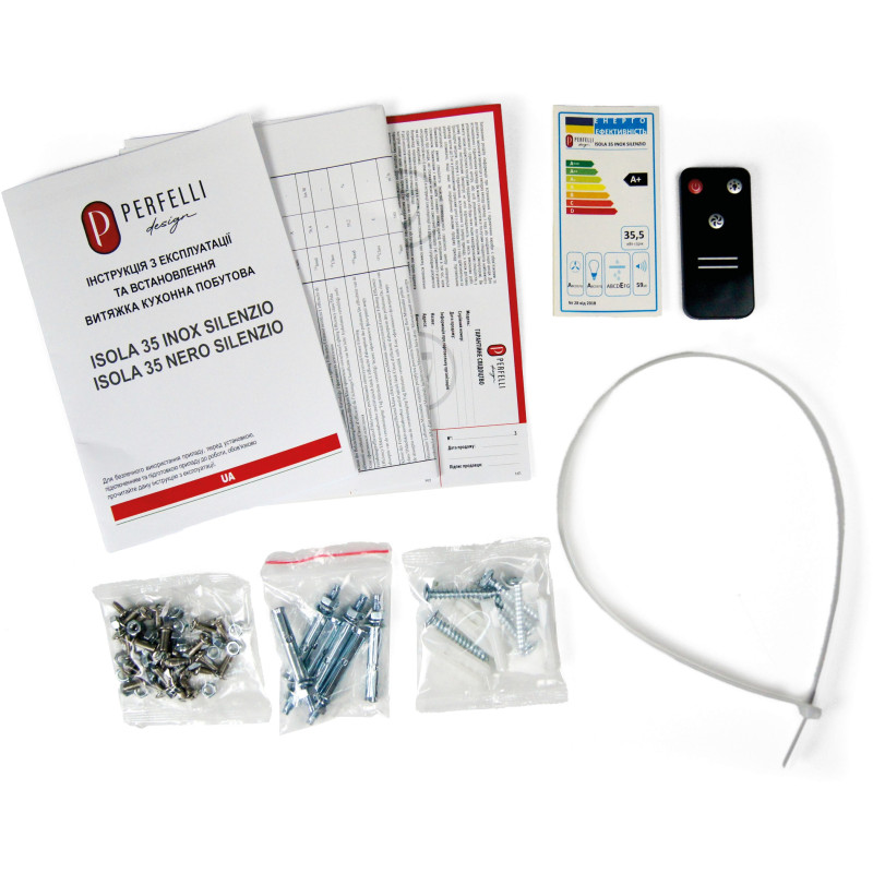 Витяжка PERFELLI DESIGN ISOLA 35 INOX SILENZIO