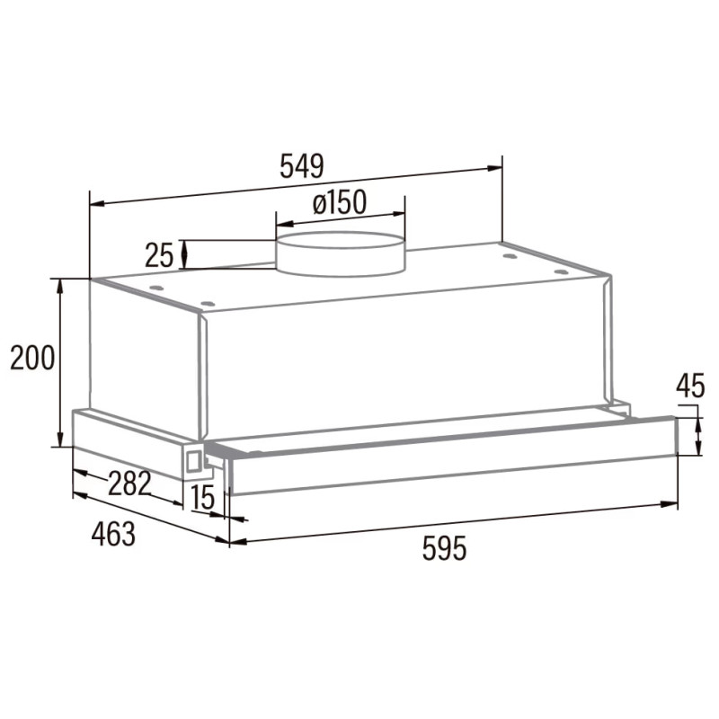 Витяжка Cata TFB-5160 X (02034606)