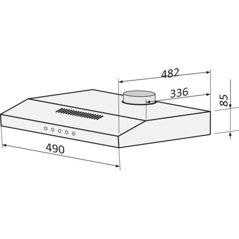 Витяжка DAHATI CH-500BR
