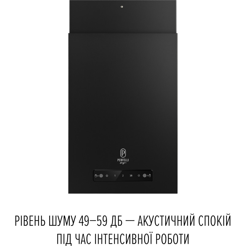 Витяжка PERFELLI DESIGN QUATTRO 41 NERO SILENZIO