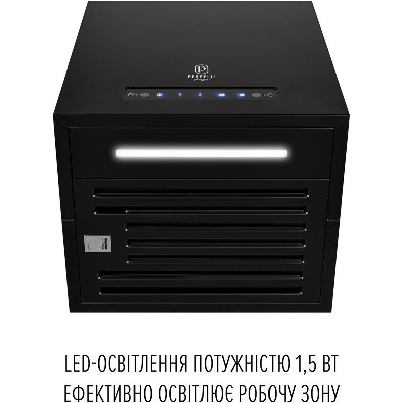 Витяжка PERFELLI DESIGN QUATTRO 41 NERO SILENZIO