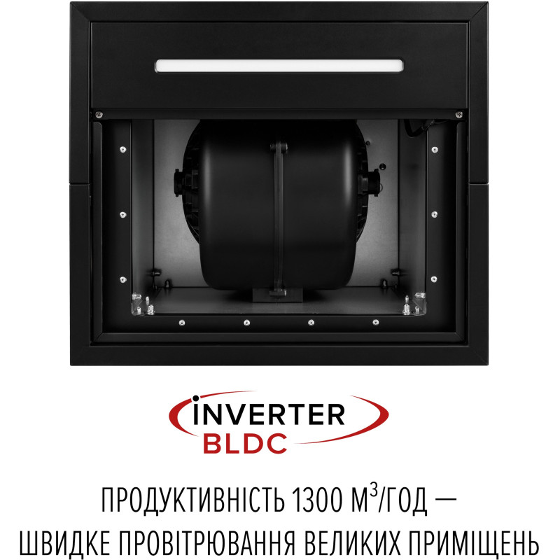 Витяжка PERFELLI DESIGN QUATTRO 41 NERO SILENZIO