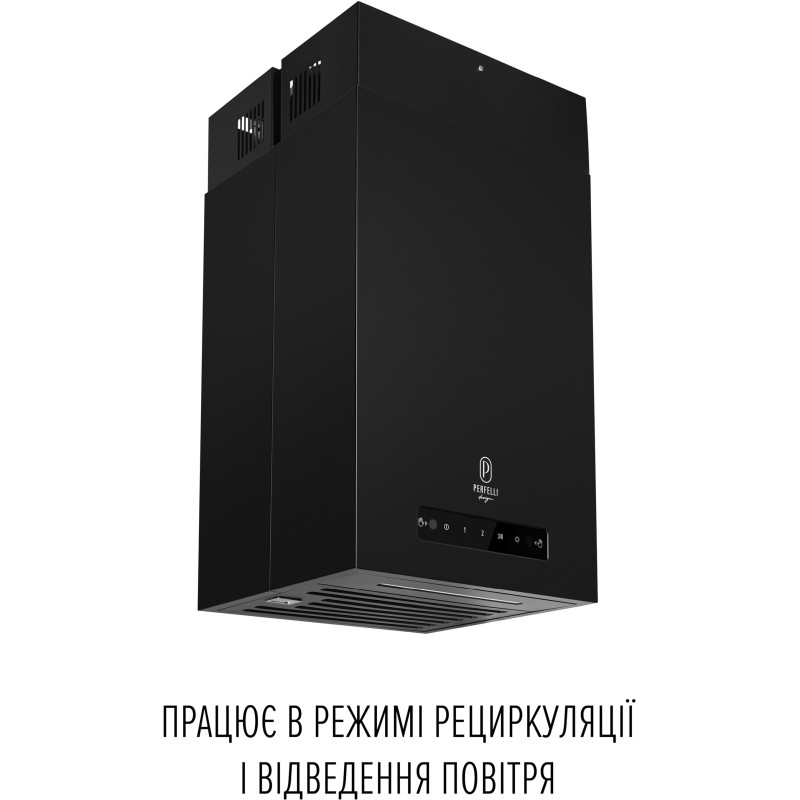 Витяжка PERFELLI DESIGN QUATTRO 41 NERO SILENZIO