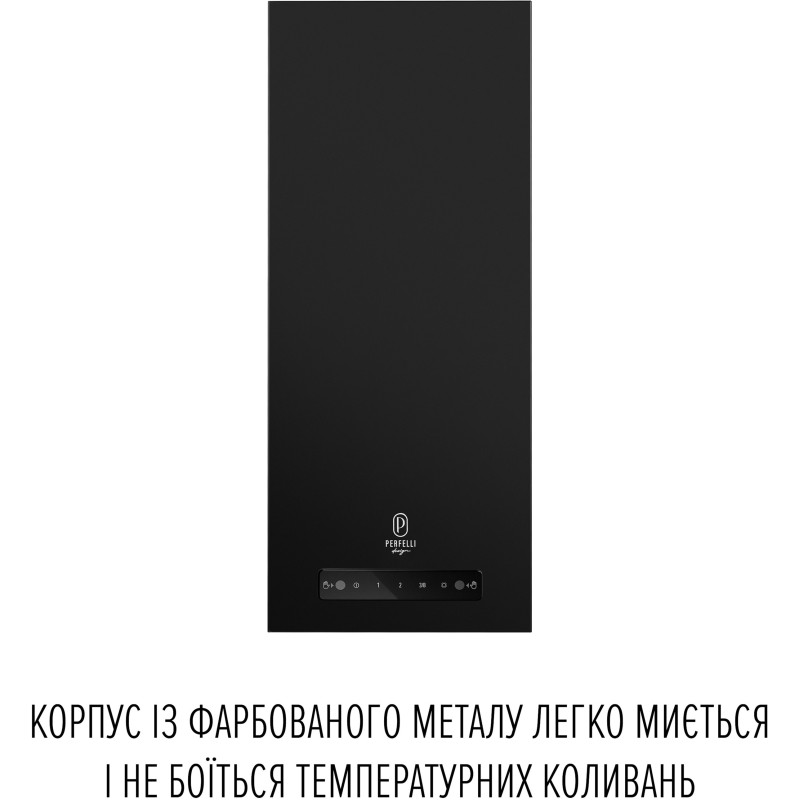 Витяжка PERFELLI DESIGN QUADRO 36 NERO SILENZIO