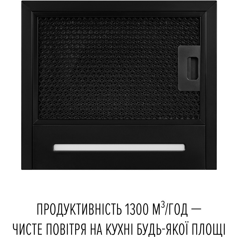 Витяжка PERFELLI DESIGN QUADRO 36 NERO SILENZIO