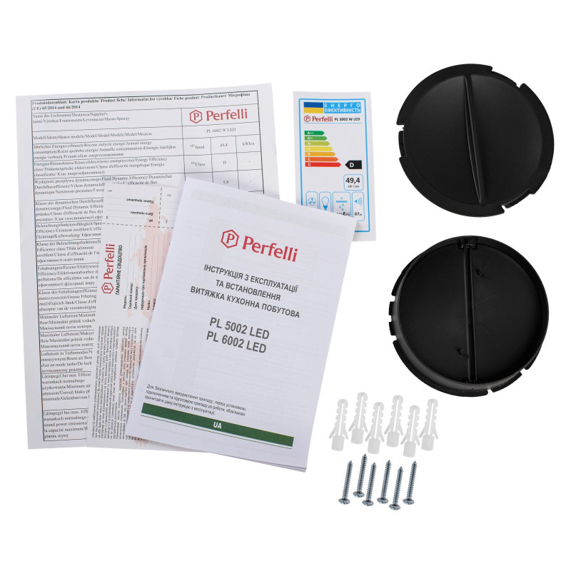 Витяжка Perfelli PL 5002 W LED