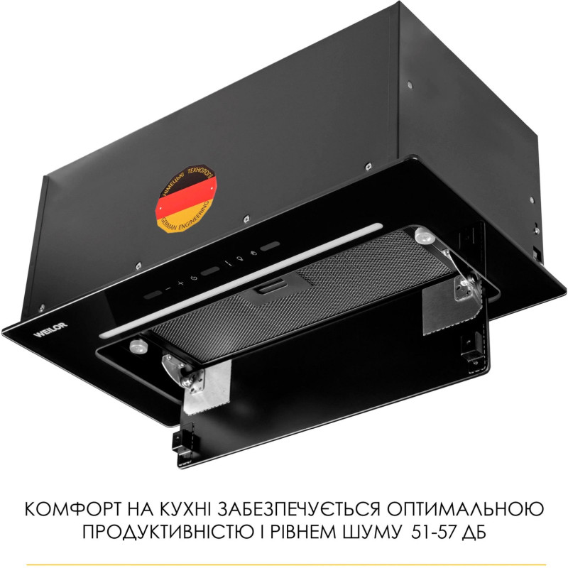 Витяжка Weilor LUMINA WBG 66 BLACK
