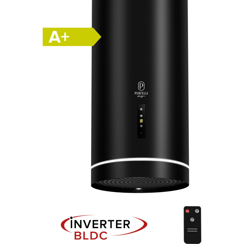 Витяжка PERFELLI DESIGN RICCO 35 NERO SILENZIO