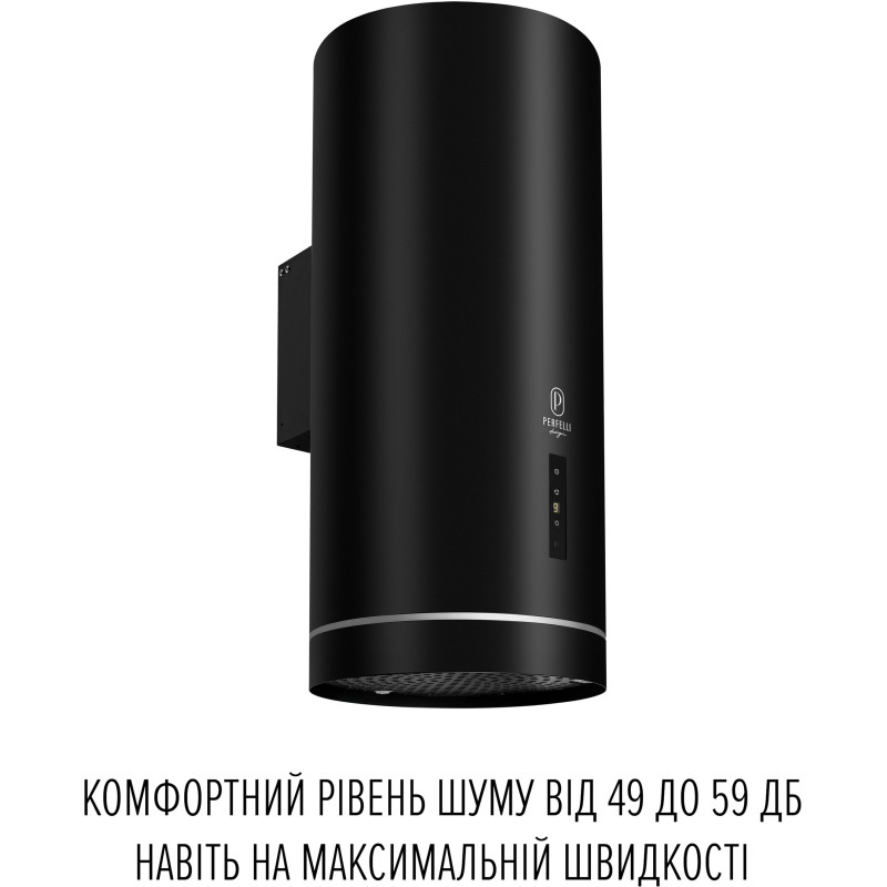 Витяжка PERFELLI DESIGN RICCO 35 NERO SILENZIO
