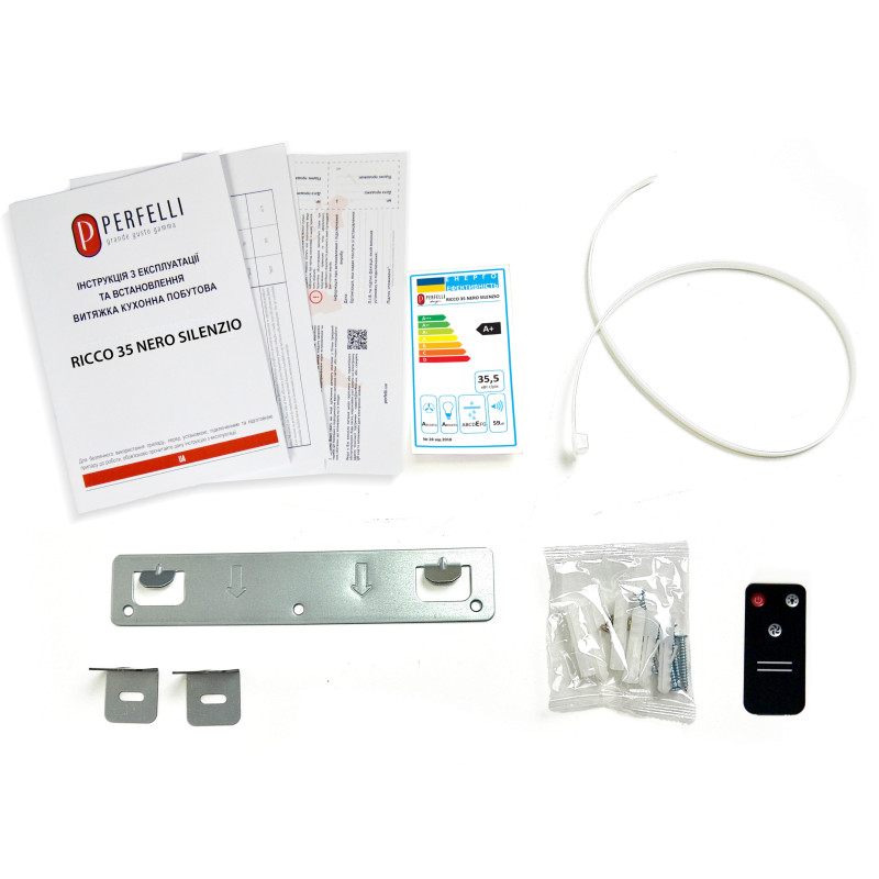 Витяжка PERFELLI DESIGN RICCO 35 NERO SILENZIO