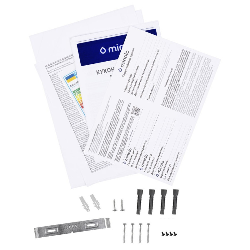 Витяжка Minola HK 6212 WH 700 LED