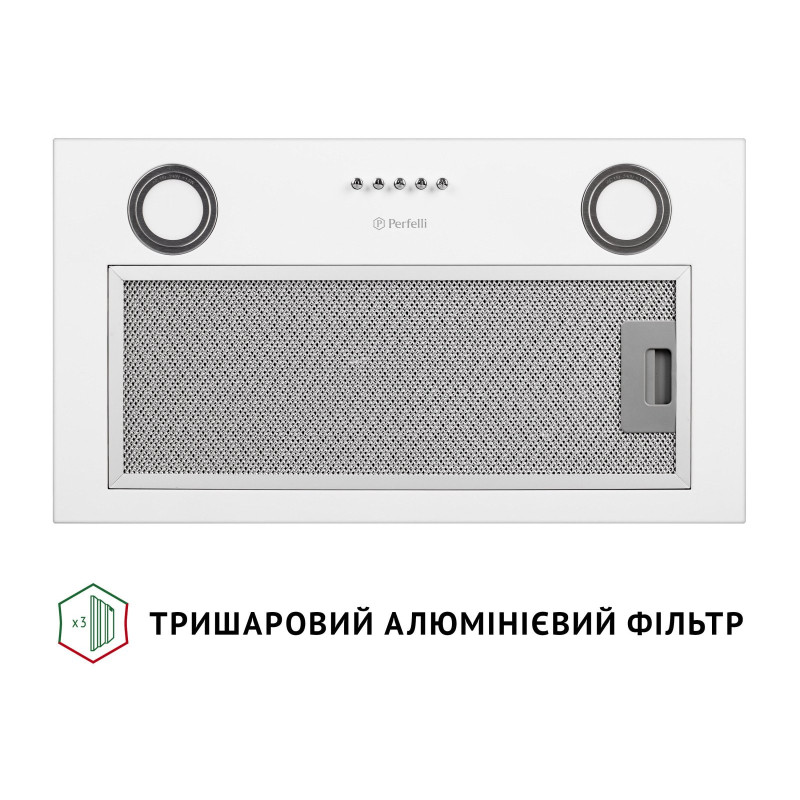 Витяжка Perfelli BI 5022 WH LED