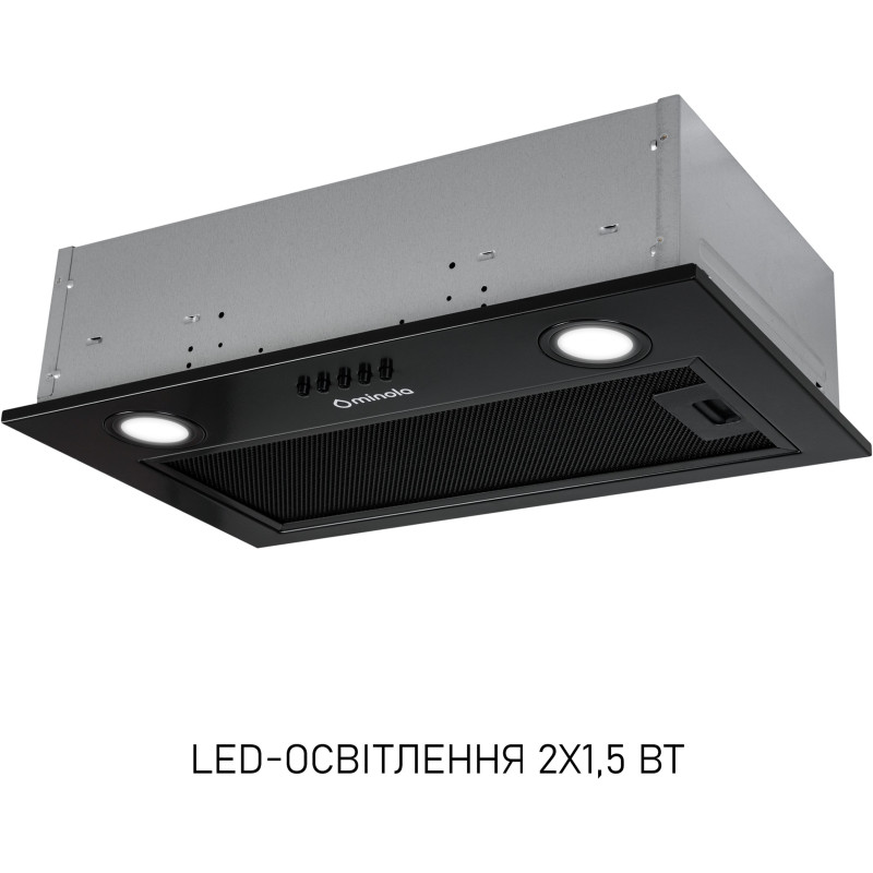 Витяжка Minola HBI 5025 BLF LED