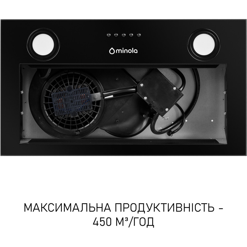 Витяжка Minola HBI 5025 BLF LED