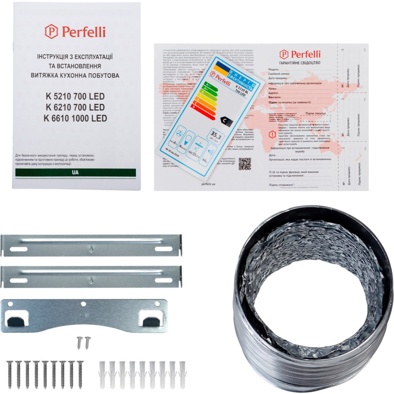Витяжка Perfelli K 5210 I 700 LED