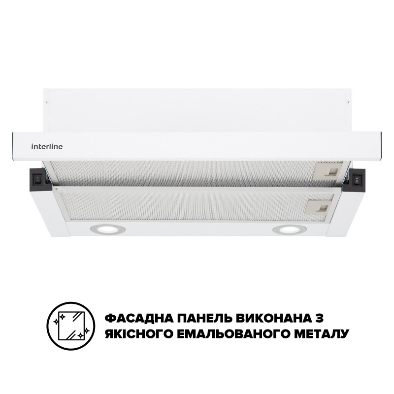 Витяжка INTERLINE DELI WH A/60/2/T