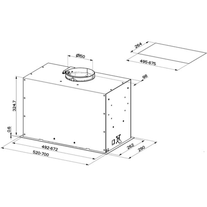 Витяжка Faber Inka Lux Premium A52 Kl (305.0658.601)