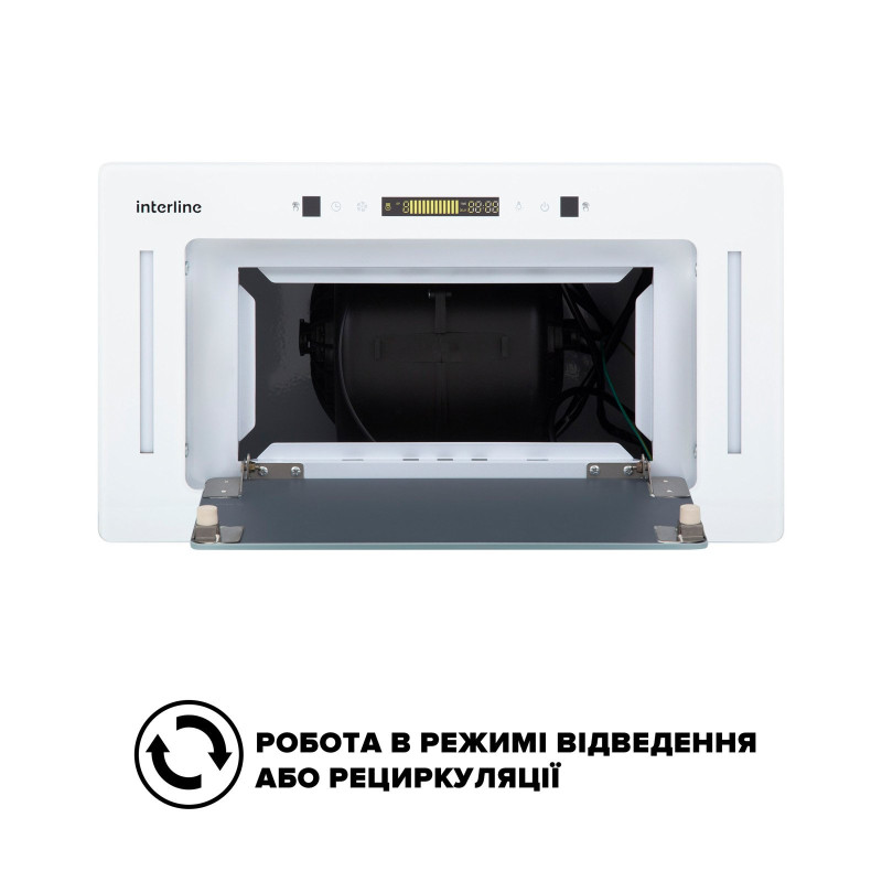 Витяжка INTERLINE JOLLY WH A/60/GL/K