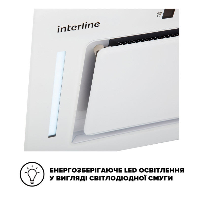Витяжка INTERLINE JOLLY WH A/60/GL/K