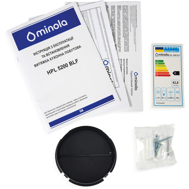 Витяжка Minola HPL 5200 BLF