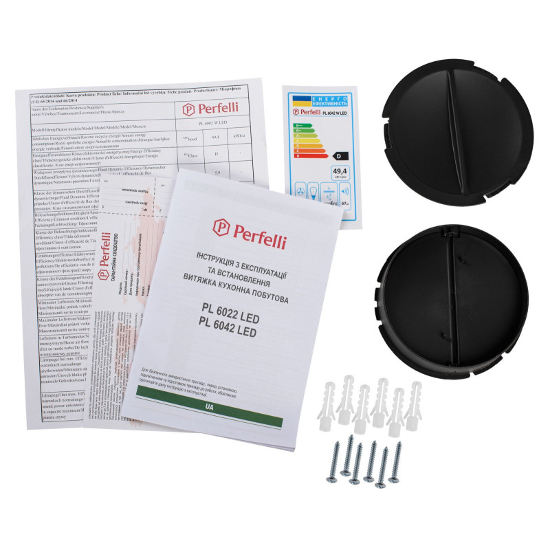 Витяжка Perfelli PL 6042 W LED