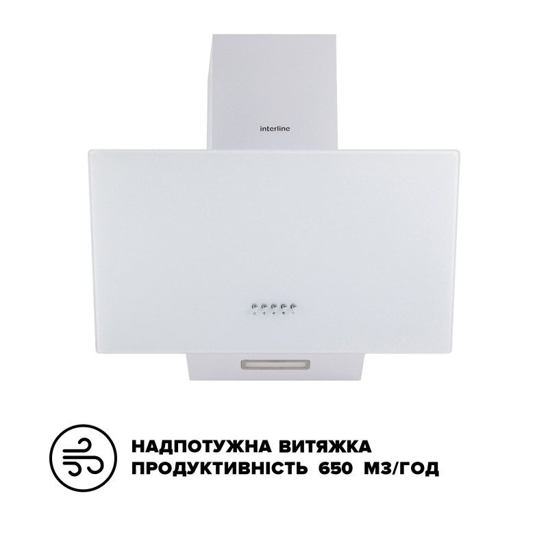 Витяжка INTERLINE TEFFI WH A/60/GL/PB
