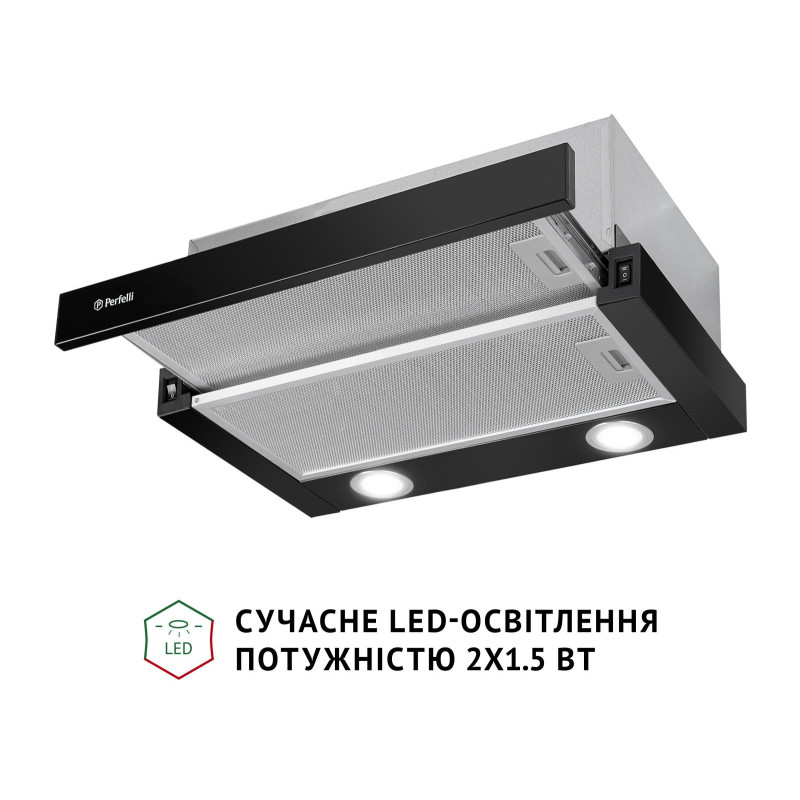 Витяжка Perfelli TL 502 BL LED