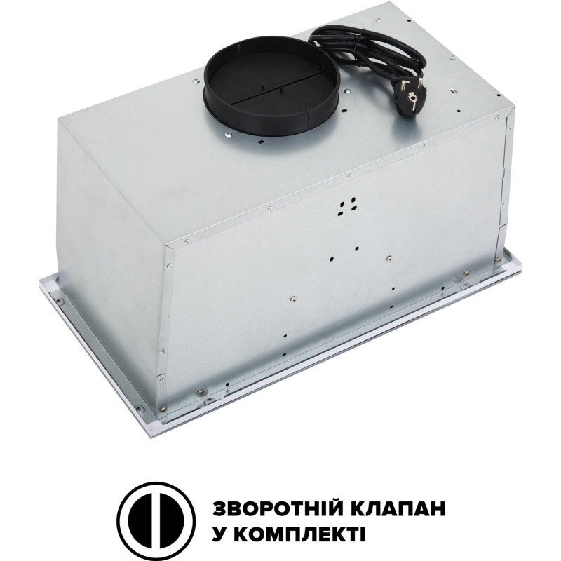 Витяжка INTERLINE SWAY WH A/60 GL/S